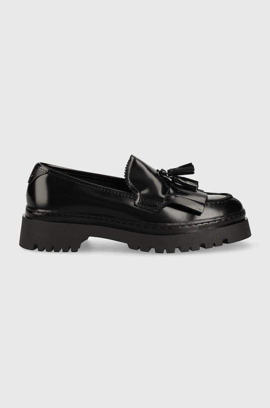Gant mocasini de piele Aligrey piele patentata negru 25571394.G00