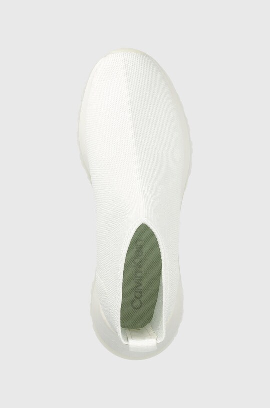 Calvin Klein sneakers 2 Piece Sole Sock Boot bianco HW0HW01338.YAF