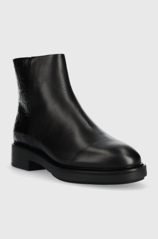 Полусапожки Calvin Klein Rubber Sole Ankle Boot HW0HW01276.BAX чёрный AW22