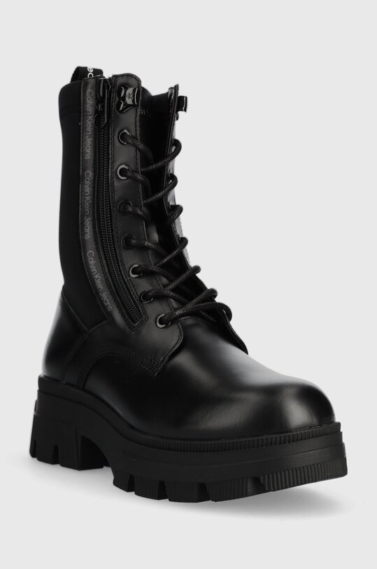 Черевики Calvin Klein Jeans Chunky Combat Laceup YW0YW00740.BDS чорний AW22