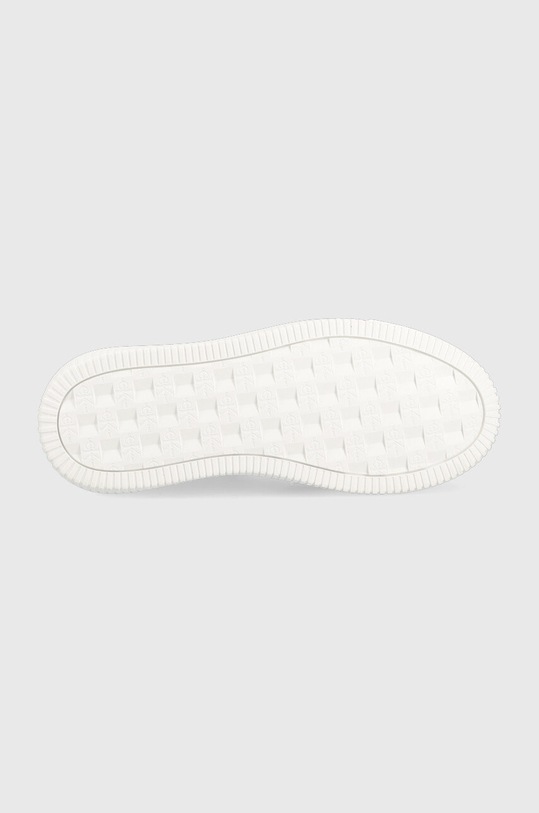 Calvin Klein Jeans sneakersy Chunky Cupsole Laceup Metallic YW0YW00783.0LB biały