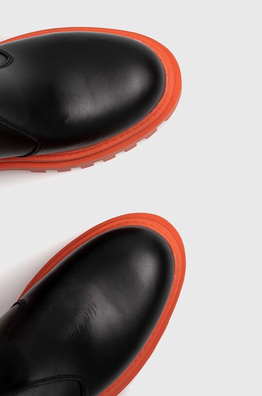 Čevlji Calvin Klein Jeans Flatform High Chelsea Boot YW0YW00742.BDS črna
