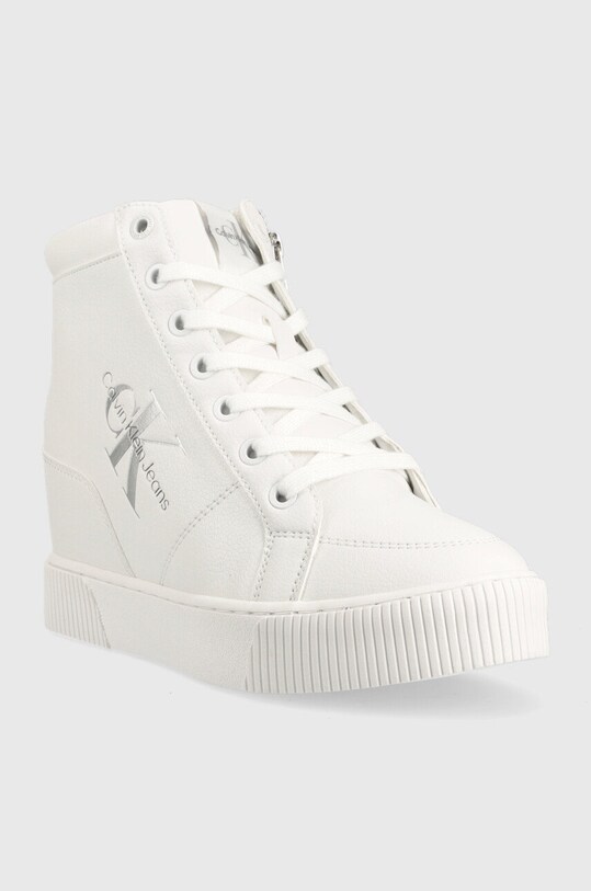 Calvin Klein Jeans sneakersy YW0YW00771.0LB biały AW22