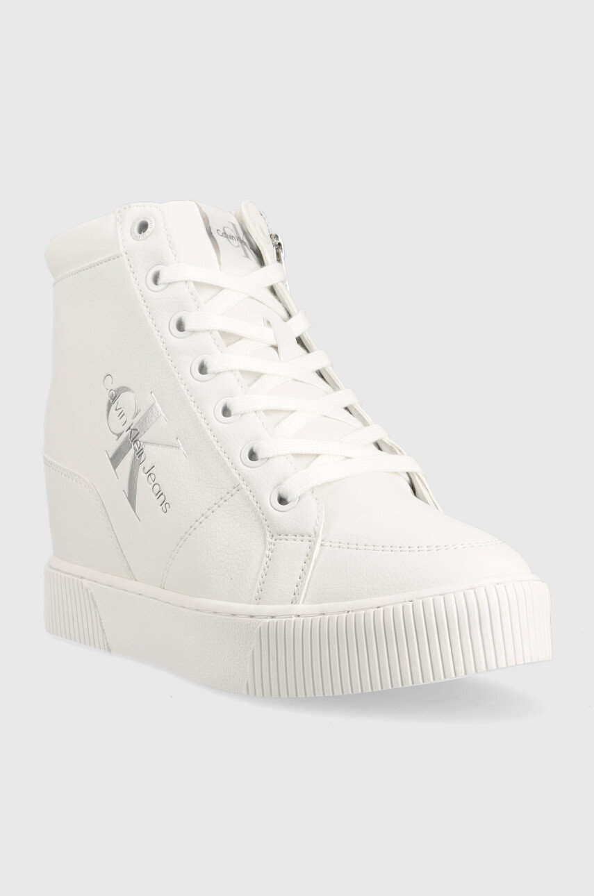 Calvin Klein Jeans sneakersy YW0YW00771.0LB biały AW22