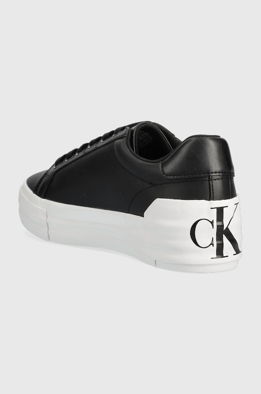 Obuwie Calvin Klein Jeans sneakersy skórzane Vulc Flatform Bold Lth YW0YW00821.BDS czarny