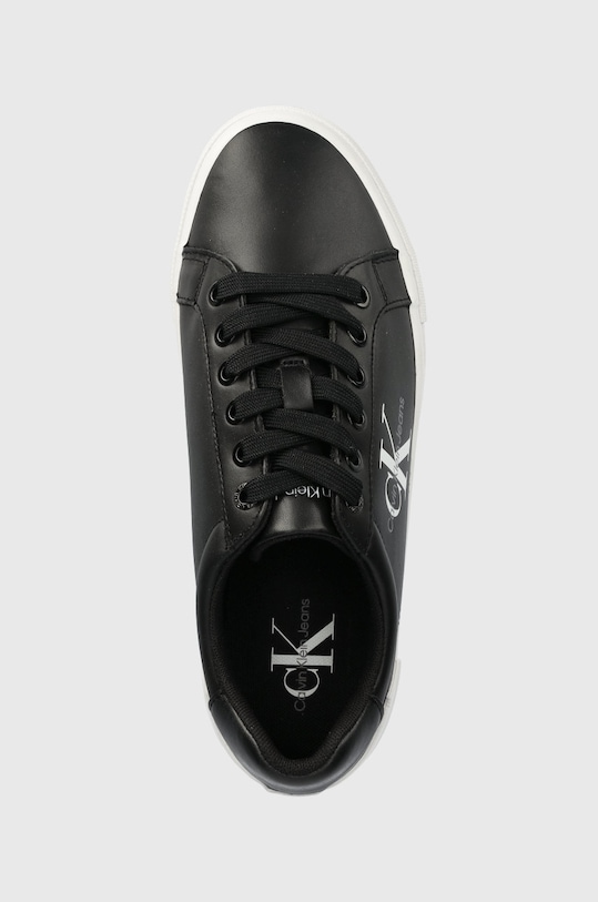 Calvin Klein Jeans sneakersy skórzane Vulc Flatform Bold Lth czarny YW0YW00821.BDS