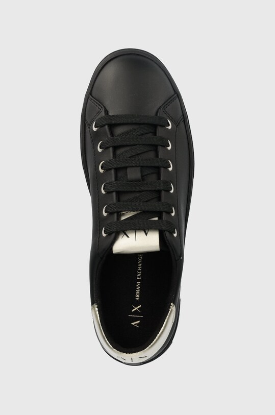Кожени маратонки Armani Exchange черен XDX027.XCC14.M700