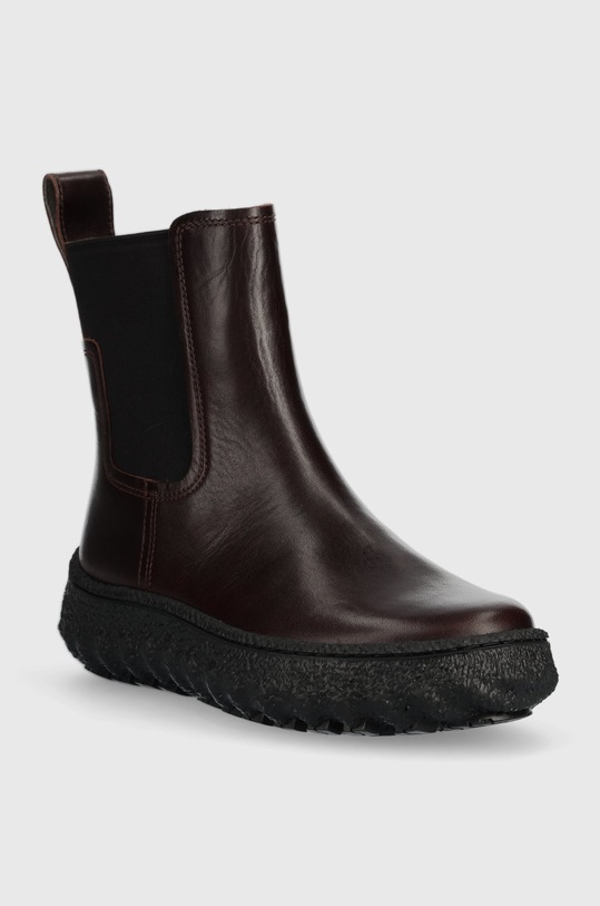 Шкіряні черевики Camper Ground K400654.002 коричневий AW22