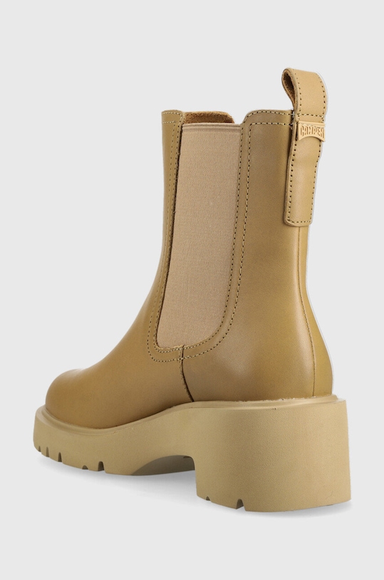 Obuwie Camper sztyblety skórzane Milah K400575.006 beżowy