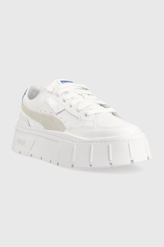 Puma leather sneakers Mayze Stack Wns 384363 white SS24