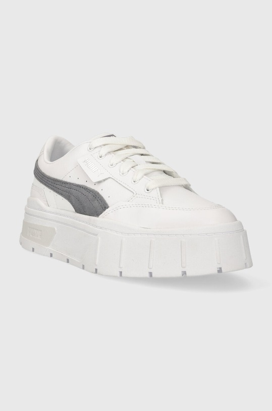 Puma sneakers din piele Mayze Stack Wns 384363 alb SS24