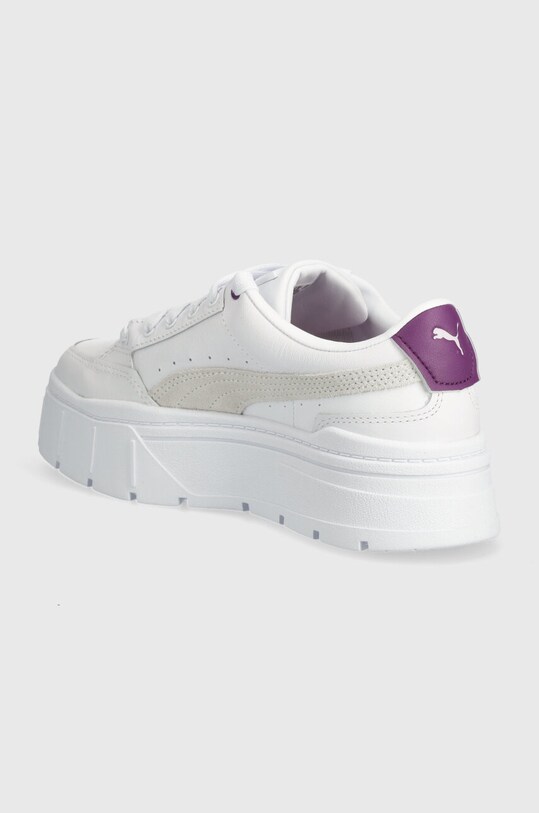 Încălțăminte Puma sneakers din piele Mayze Stack Wns 384363 alb