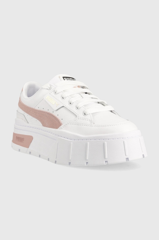 Puma leather sneakers Mayze Stack Wns 384363 white SS24