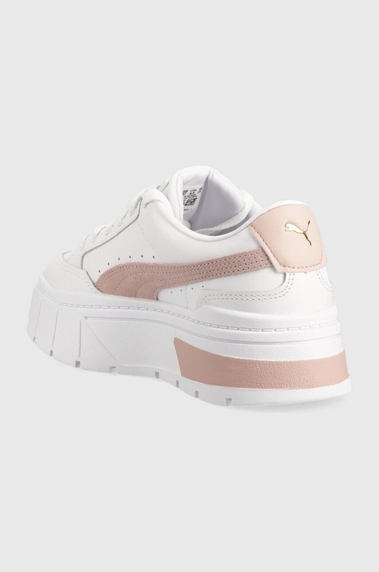 Shoes Puma leather sneakers Mayze Stack Wns 384363 white
