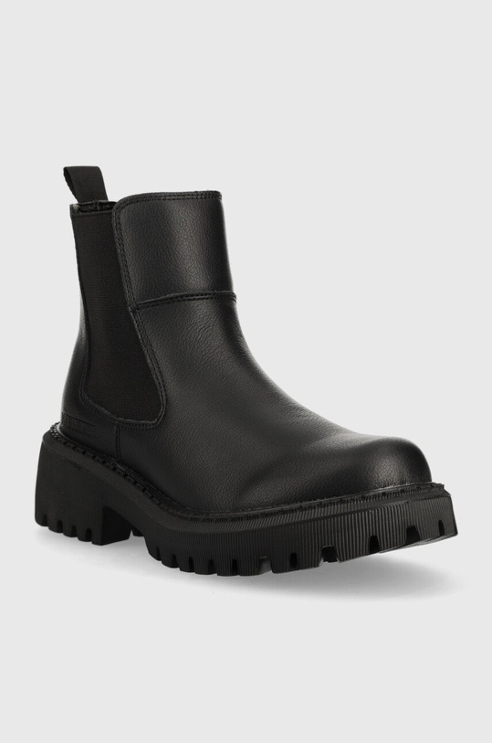 Kožené kotníkové boty Napapijri Berry NP0A4H7O.041 černá AW22