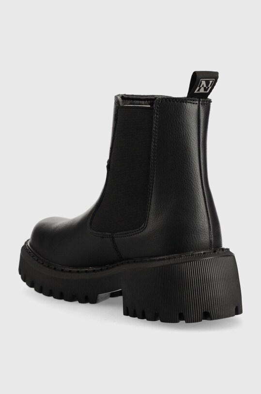 Boty Kožené kotníkové boty Napapijri Berry NP0A4H7O.041 černá