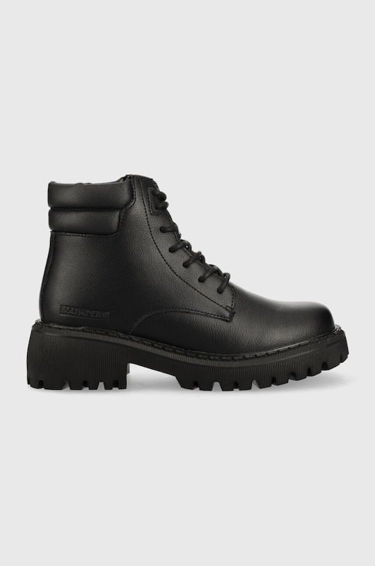 Napapijri workery skórzane Berry imitacja skóry licowej czarny NP0A4H7P.041
