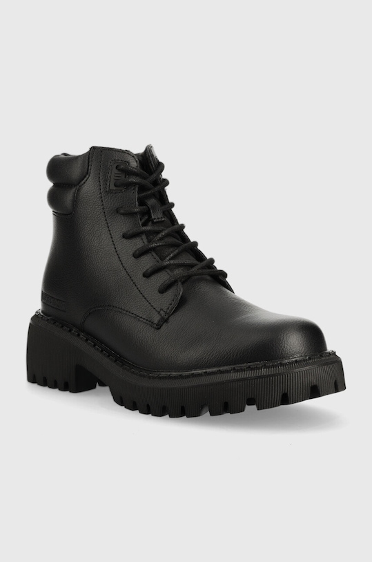 Napapijri workery skórzane Berry NP0A4H7P.041 czarny AW22