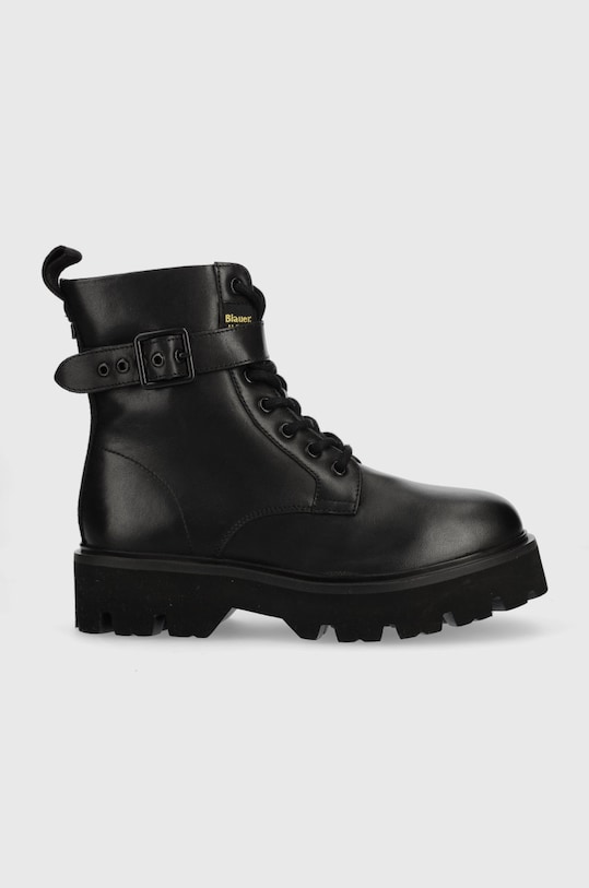 Blauer stivali da motociclista in pelle Elsie non isolato nero F2ELSIE01.LEA.BLK