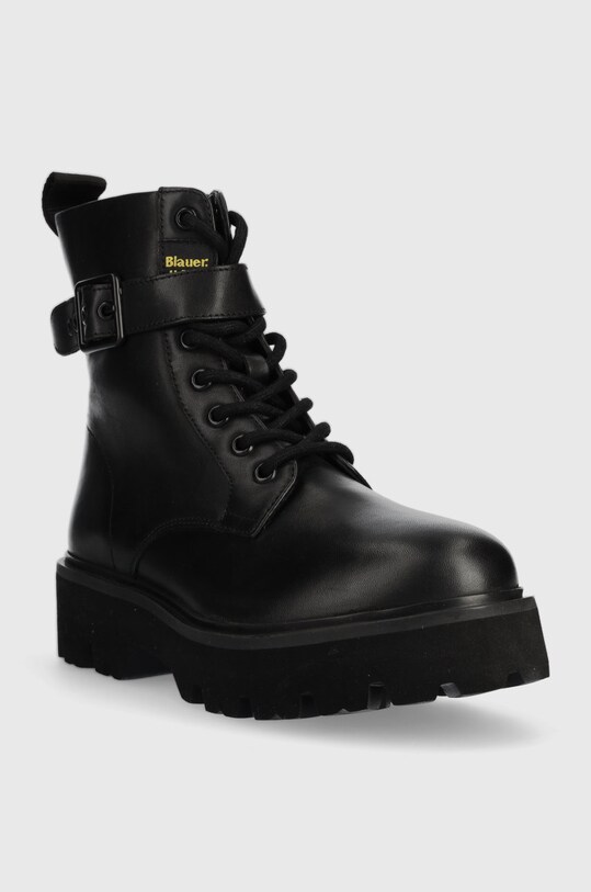 Blauer stivali da motociclista in pelle Elsie F2ELSIE01.LEA.BLK nero AW22