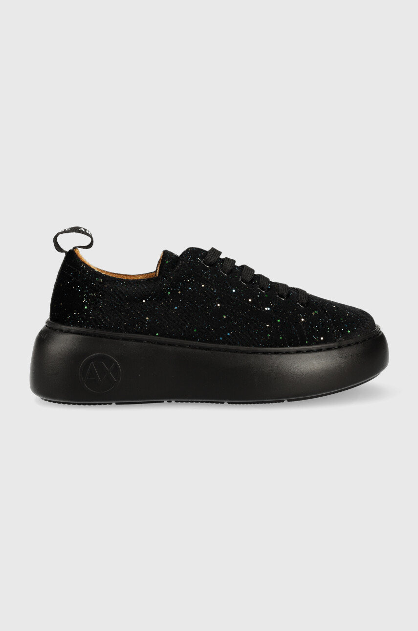 Armani Exchange sneakersy syntetyczny czarny XDX043.XV583.00002
