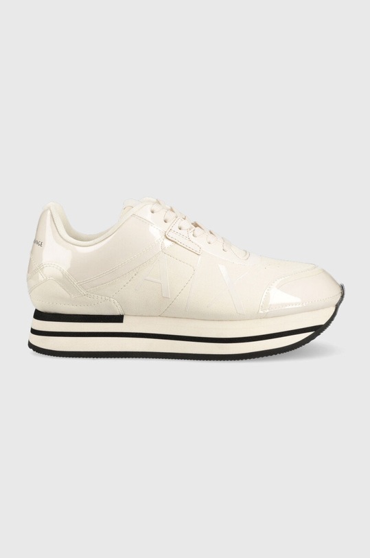 Маратонки Armani Exchange еко велур бежов XDX085.XV587.M801