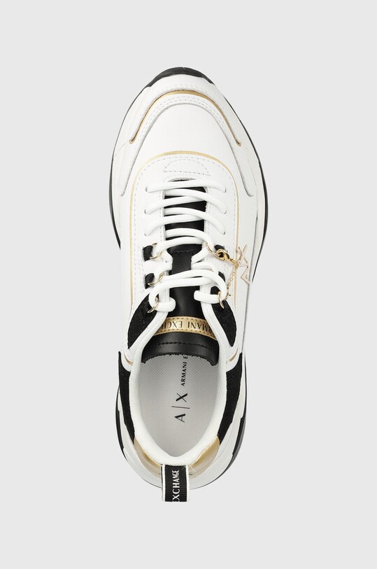 Armani Exchange sneakers din piele alb XDX104.XV580.S037