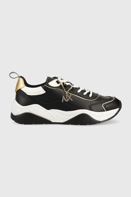 Кожаные кроссовки Armani Exchange кожа чёрный XDX104.XV580.S038