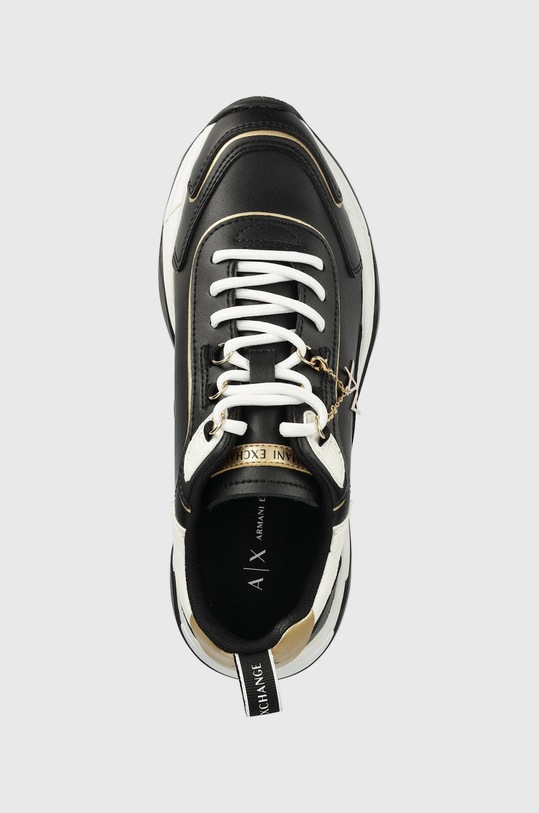 Armani Exchange sneakersy skórzane czarny XDX104.XV580.S038