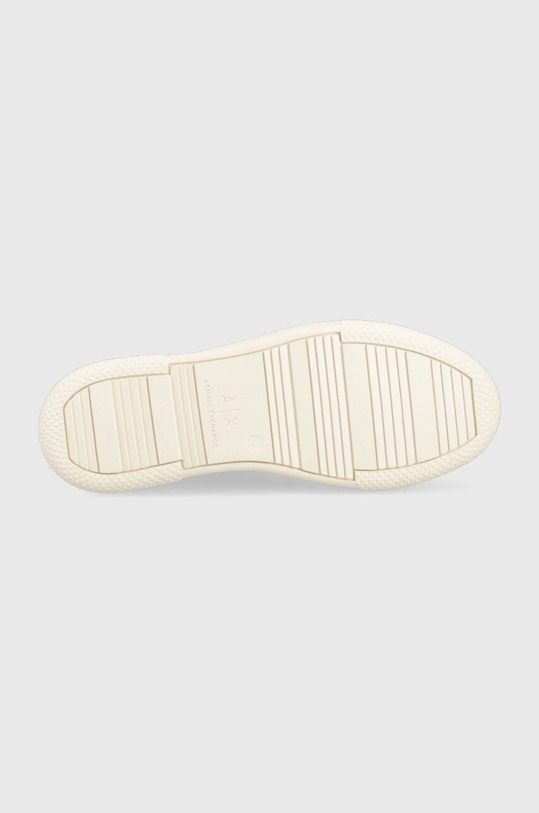 Kožené kecky Armani Exchange XDZ021.XV571.00894 béžová