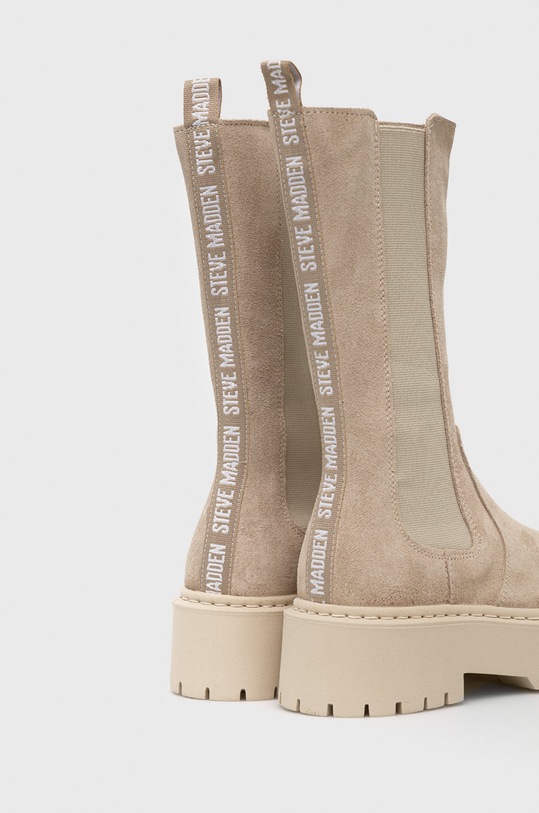 Încălțăminte Steve Madden botine din piele intoarsa Vivianne SM11001286.846 bej