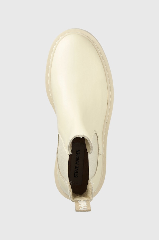 Steve Madden sztyblety skórzane Veerly beżowy SM11001347.BNB