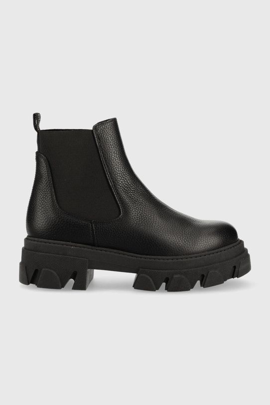 Кожаные полусапоги Steve Madden Mixture без утепления чёрный SM11001800.017