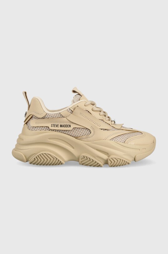 Αθλητικά Steve Madden Possession απομίμηση λείου δέρματος μπεζ SM11001910.748