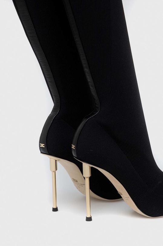 Boty Kozačky Elisabetta Franchi SA08L26E2.110 černá