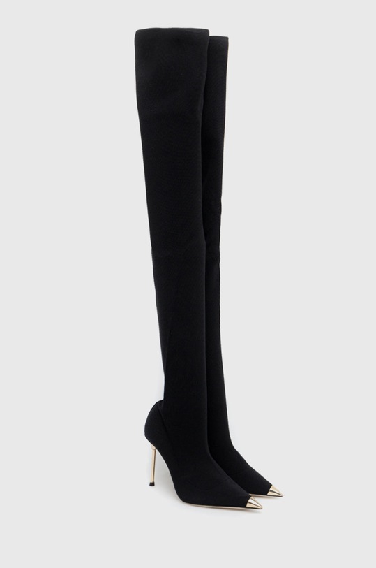 Kozačky Elisabetta Franchi SA08L26E2.110 černá AW22