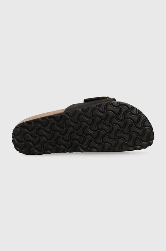 Birkenstock nubuk papucs Madrid Big Buckle 1023373.BLK fekete