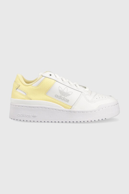 adidas Originals sneakersy skórzane FORUM BOLD Planet friendly biały GY6986