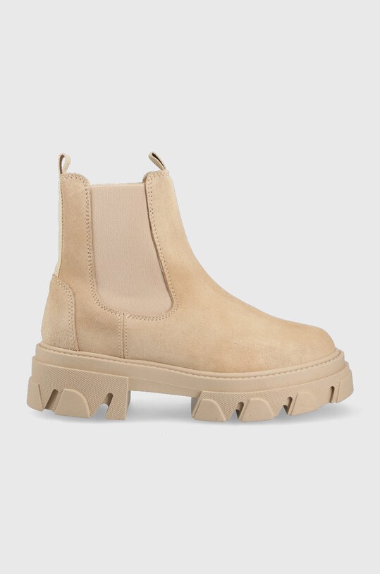 Aldo botine din piele intoarsa Bigtrek pana la 5 cm bej BIGTREK.271