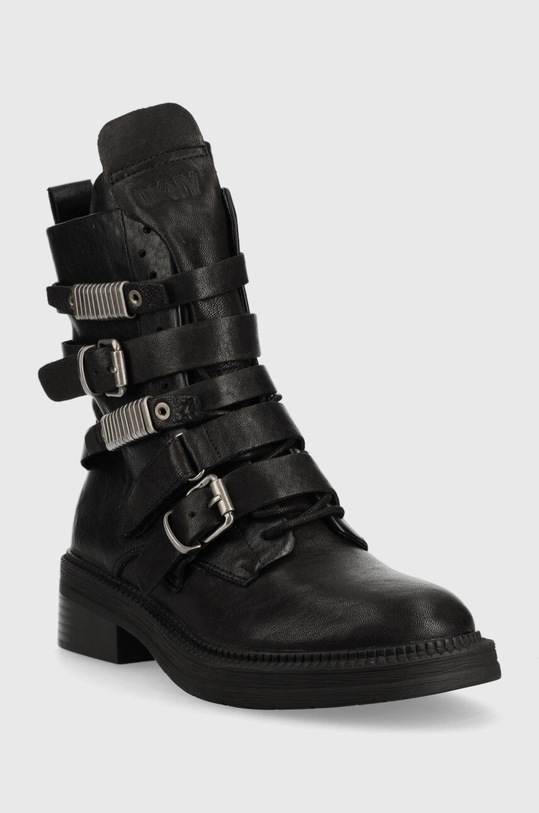 Шкіряні черевики Dkny Ita K2210342.BLK чорний AW22