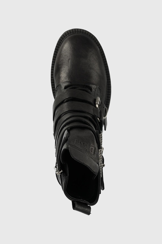 Шкіряні черевики Dkny Ita чорний K2210342.BLK