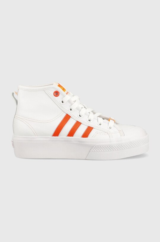 Tenisky adidas Originals Nizza Platform Planet friendly biela GY1897
