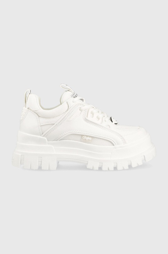 Buffalo sneakers Aspha Hyb textil alb 1622109.WHT