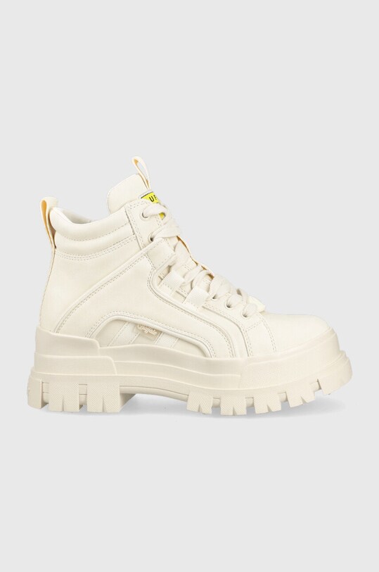 Buffalo pantofi Aspha NC Mid Laceup 5-8 cm bej 1622136.WHT