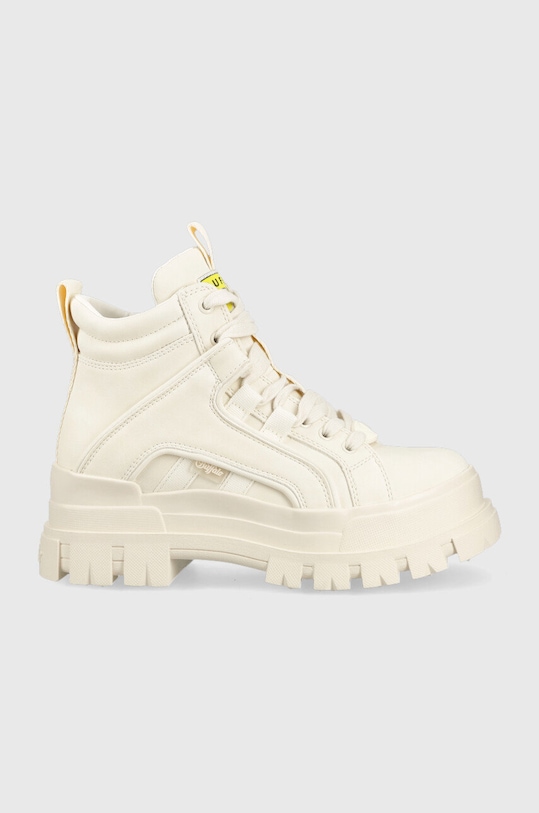 Buffalo buty Aspha NC Mid Laceup nieocieplane beżowy 1622136.WHT