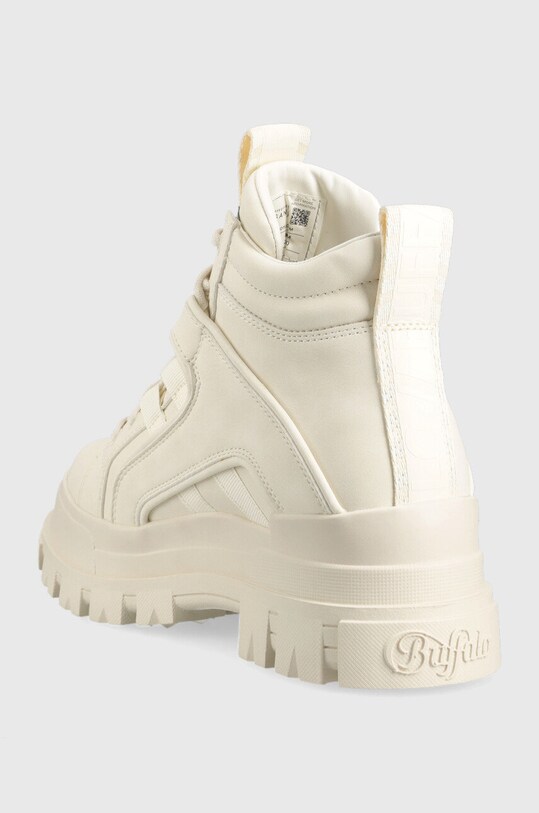 Încălțăminte Buffalo pantofi Aspha NC Mid Laceup 1622136.WHT bej