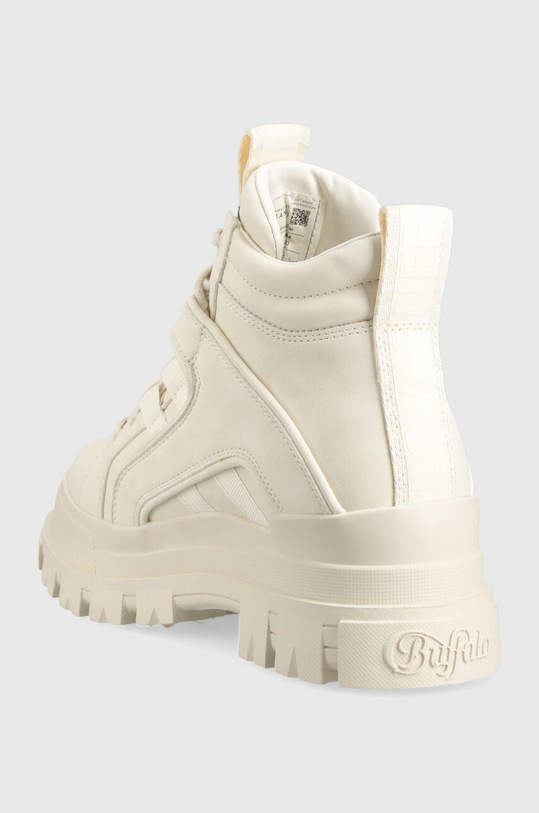 Obuwie Buffalo buty Aspha NC Mid Laceup 1622136.WHT beżowy