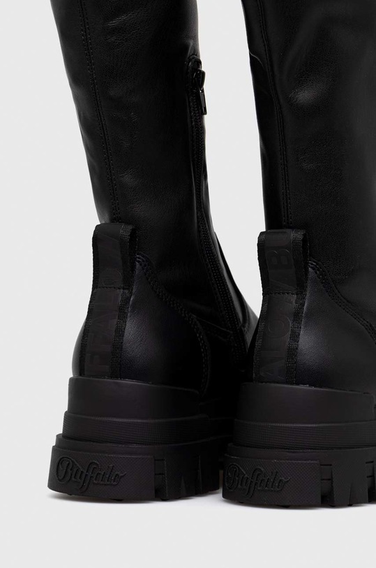 Obuća Čizme Buffalo Aspha Stretch Overknee 1622155.BLK crna