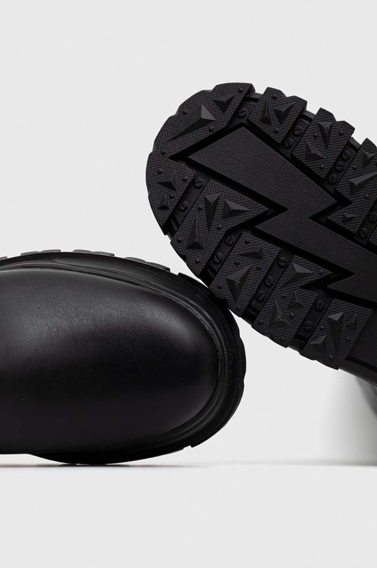 Čizme Buffalo Aspha Stretch Overknee crna 1622155.BLK