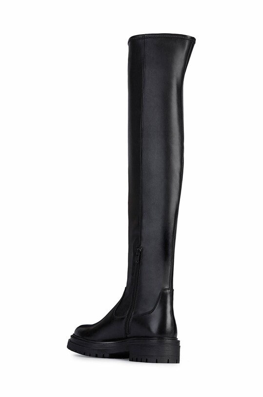 Încălțăminte Geox ghete de piele Iridea D16HRH.0KB43.C9999 negru